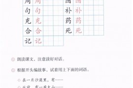 二年级语文【下册】10_沙滩上的童话48第50页 全文内容【人教版】