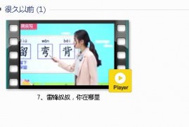 部编人教版2年级语文下-课文:【7、雷锋叔叔，你在哪里】视频网课内容