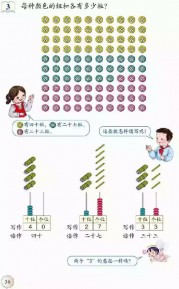 一年级数学【下册】4_100以内数的认识第36页 全文内容【人教版】